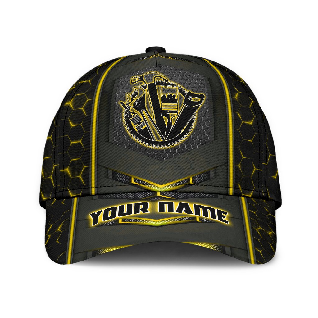 Personalized Name Carpenter Classic Cap Neon Colors