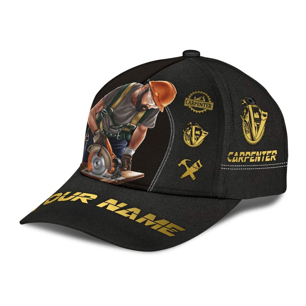 Personalized Name Carpenter Classic Cap Carpenter Pride Ver 2