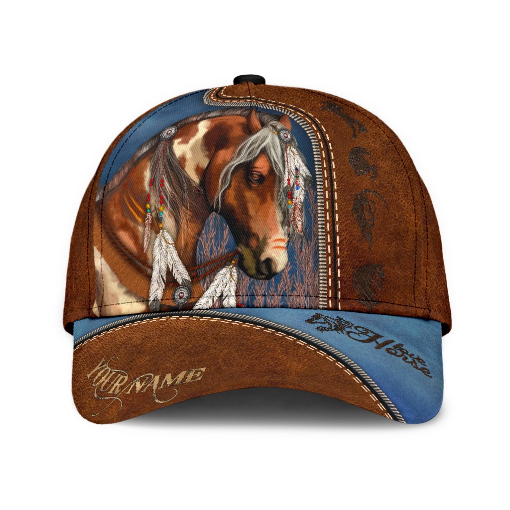 Personalized Name Horse Classic Cap