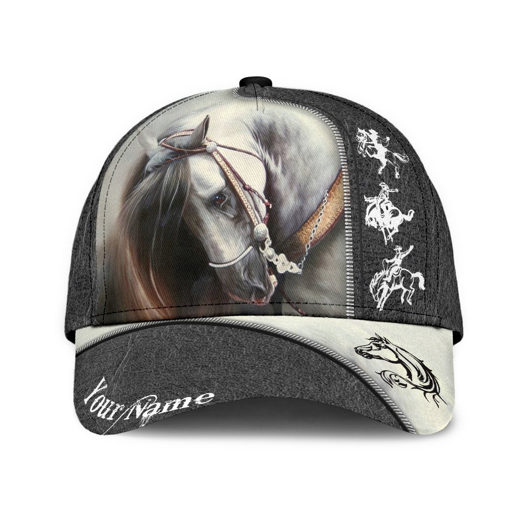 Personalized Name Rodeo Classic Cap Horse Riding Art Ver 2