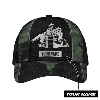 Personalized Name Rodeo Classic Cap Green Camo