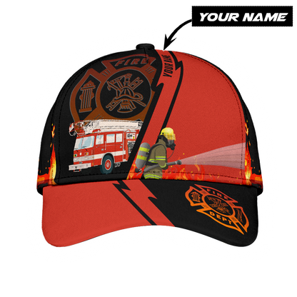 Customize Name Firefighter Classic Cap