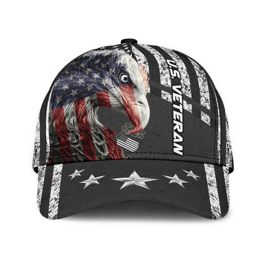 US Veteran Eagle Flag Classic Cap