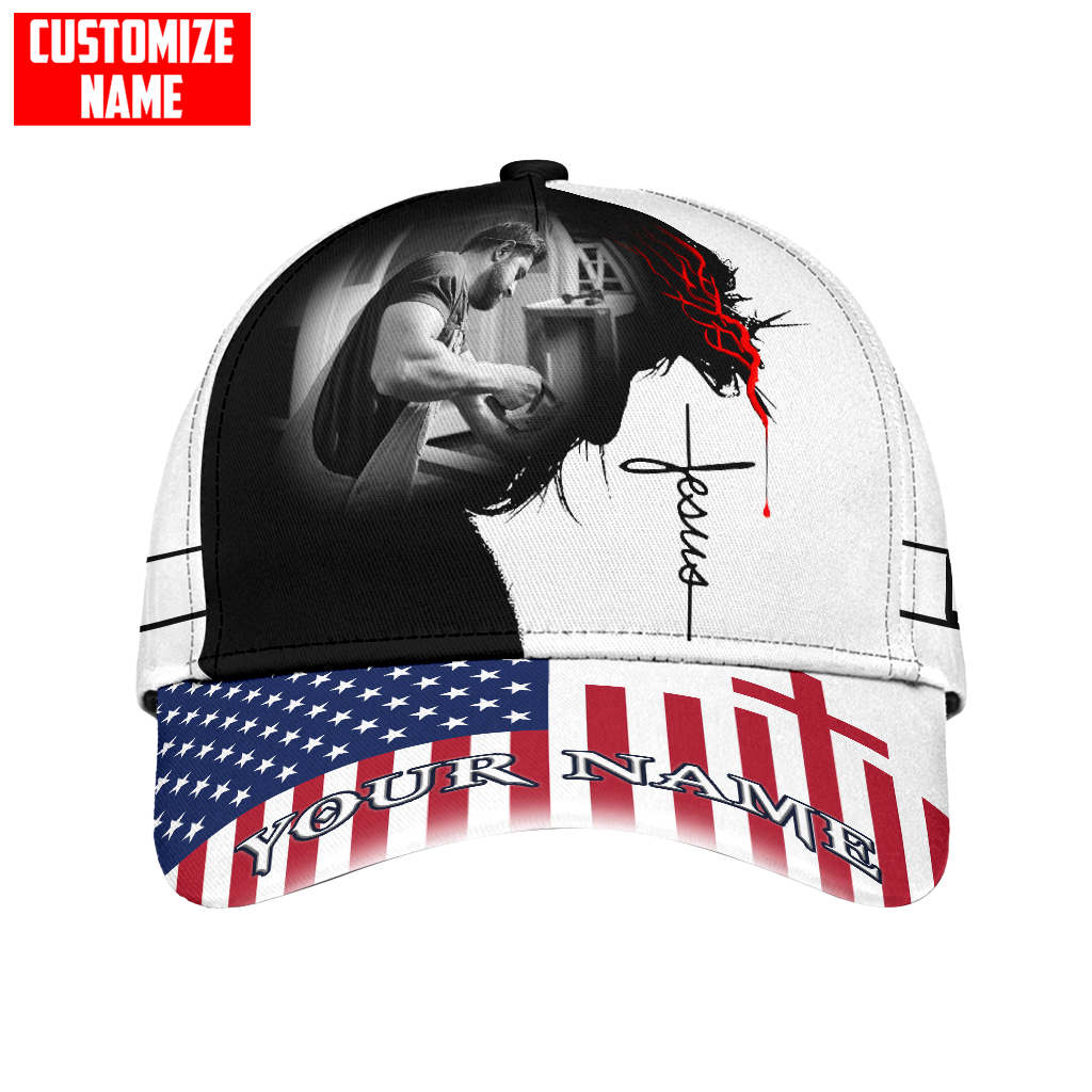 Personalized Name Carpenter Classic Cap Jesus