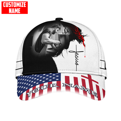 Personalized Name Carpenter Classic Cap Jesus