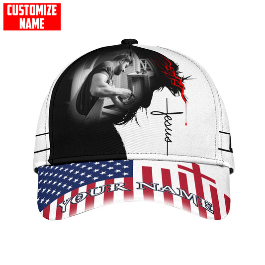 Personalized Name Carpenter Classic Cap Jesus