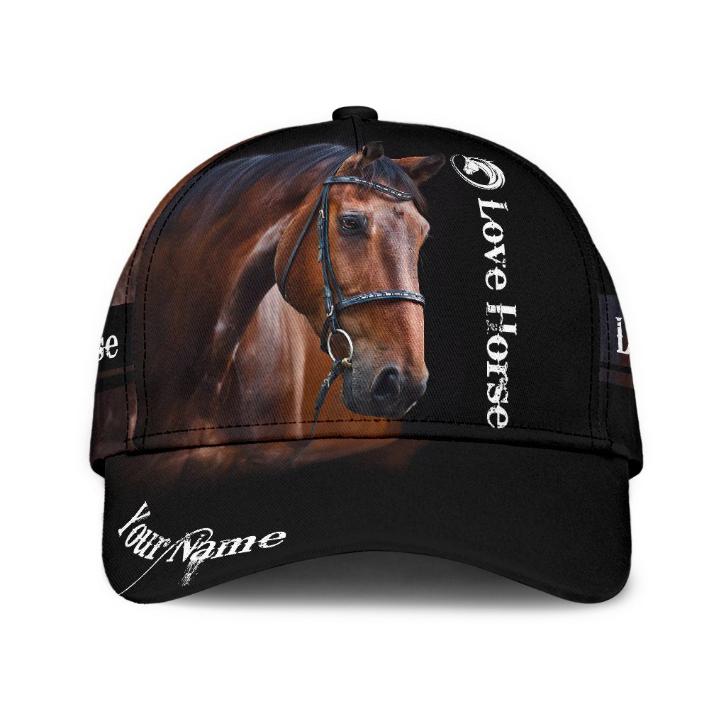 Personalized Name Horse Classic Cap
