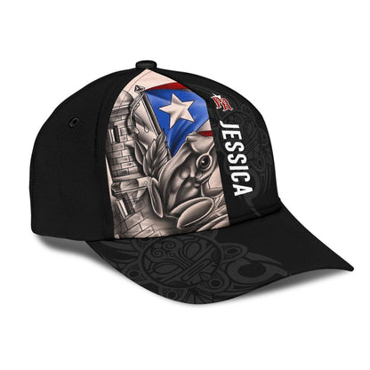 Customize Name Coqui Puerto Rico Classic Cap