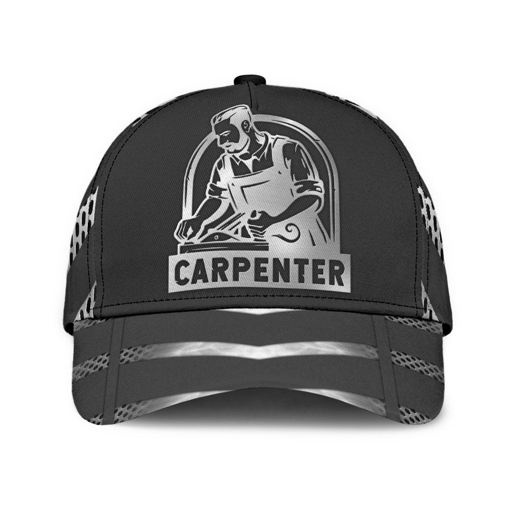 Personalized Name Carpenter Classic Cap Metal Pattern