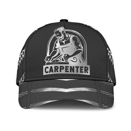 Personalized Name Carpenter Classic Cap Metal Pattern