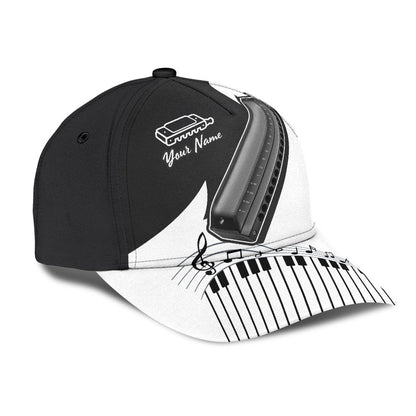 Personalized Harmonica Music 3D Printed Cap HHT08072106