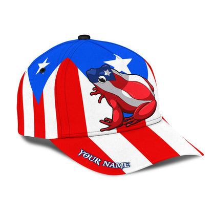Customize Name Puerto Rico Classic Cap