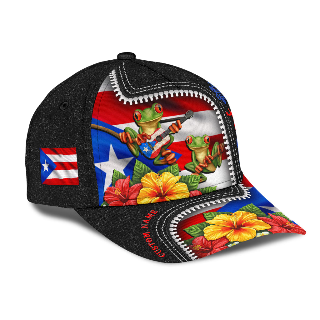 Customize Name Puerto Rico Classic Cap