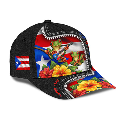 Customize Name Puerto Rico Classic Cap
