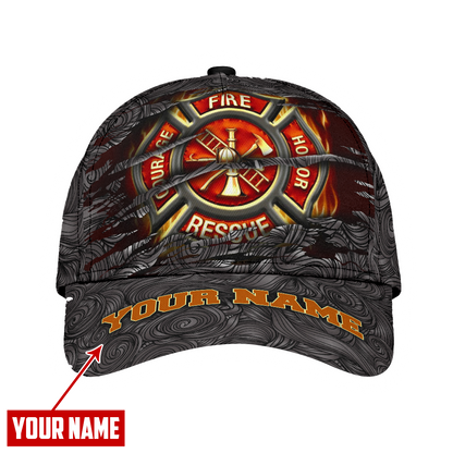 Customize Name Firefighter Classic Cap
