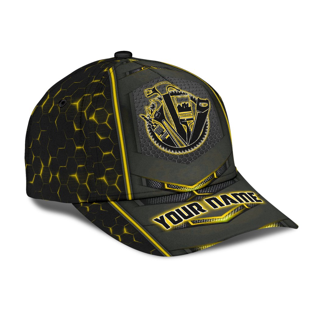 Personalized Name Carpenter Classic Cap Neon Colors