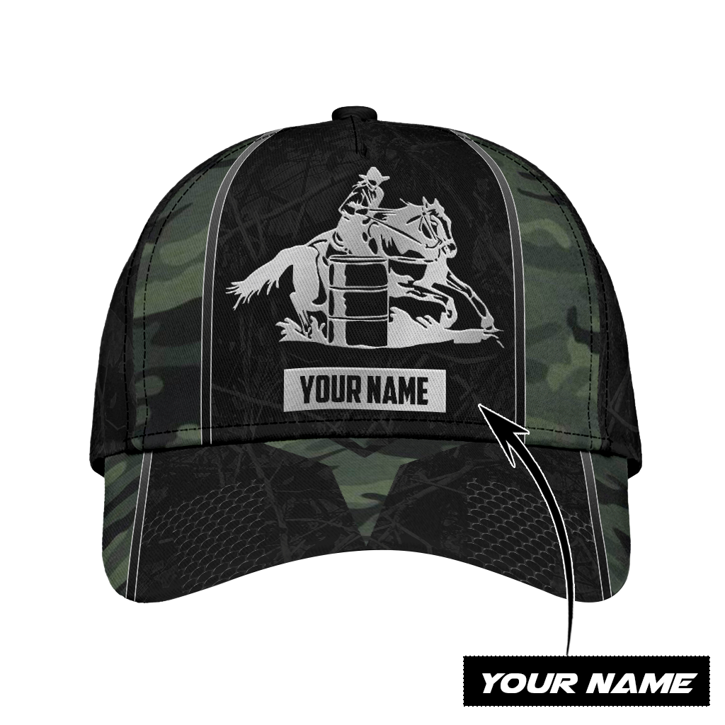 Personalized Name Rodeo Classic Cap Green Camo