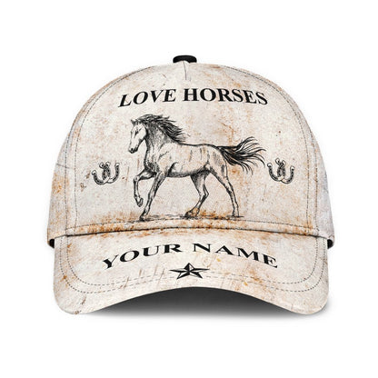Personalized Name Horse Classic Cap