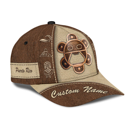 Customize Name Puerto Rico Classic Cap