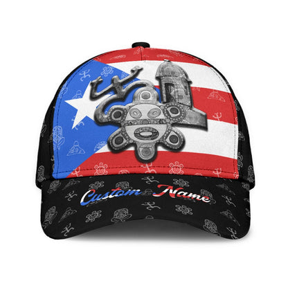 Customize Name Puerto Rico Classic Cap