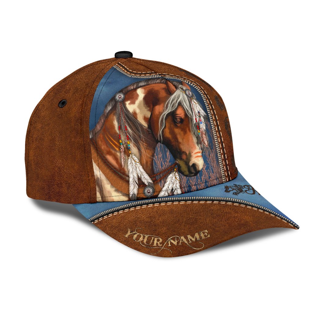 Personalized Name Horse Classic Cap