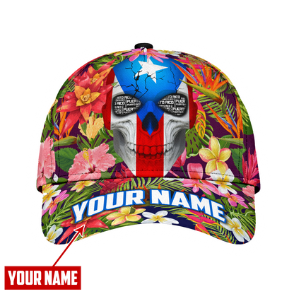 Customize Name Puerto Rico Classic Cap