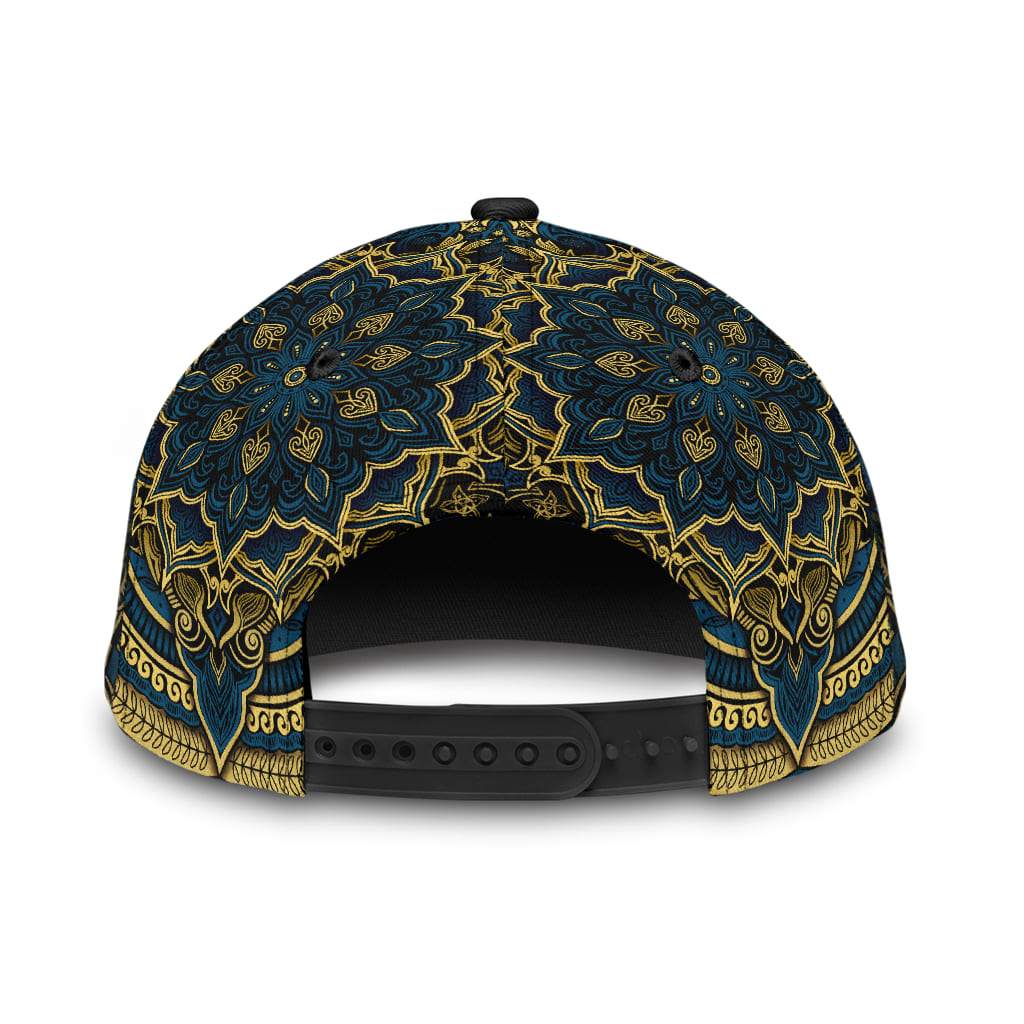 Elephant Royal Mandala Premium 3D All Over Printed Cap