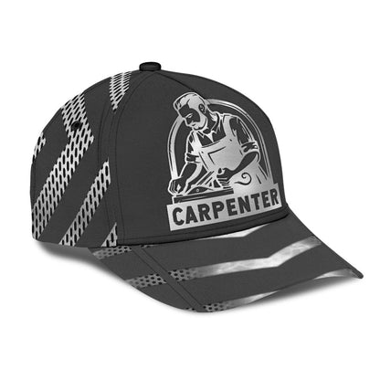 Personalized Name Carpenter Classic Cap Metal Pattern