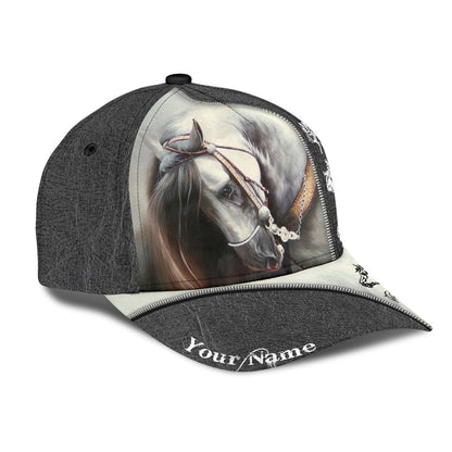 Personalized Name Rodeo Classic Cap Horse Riding Art Ver 2