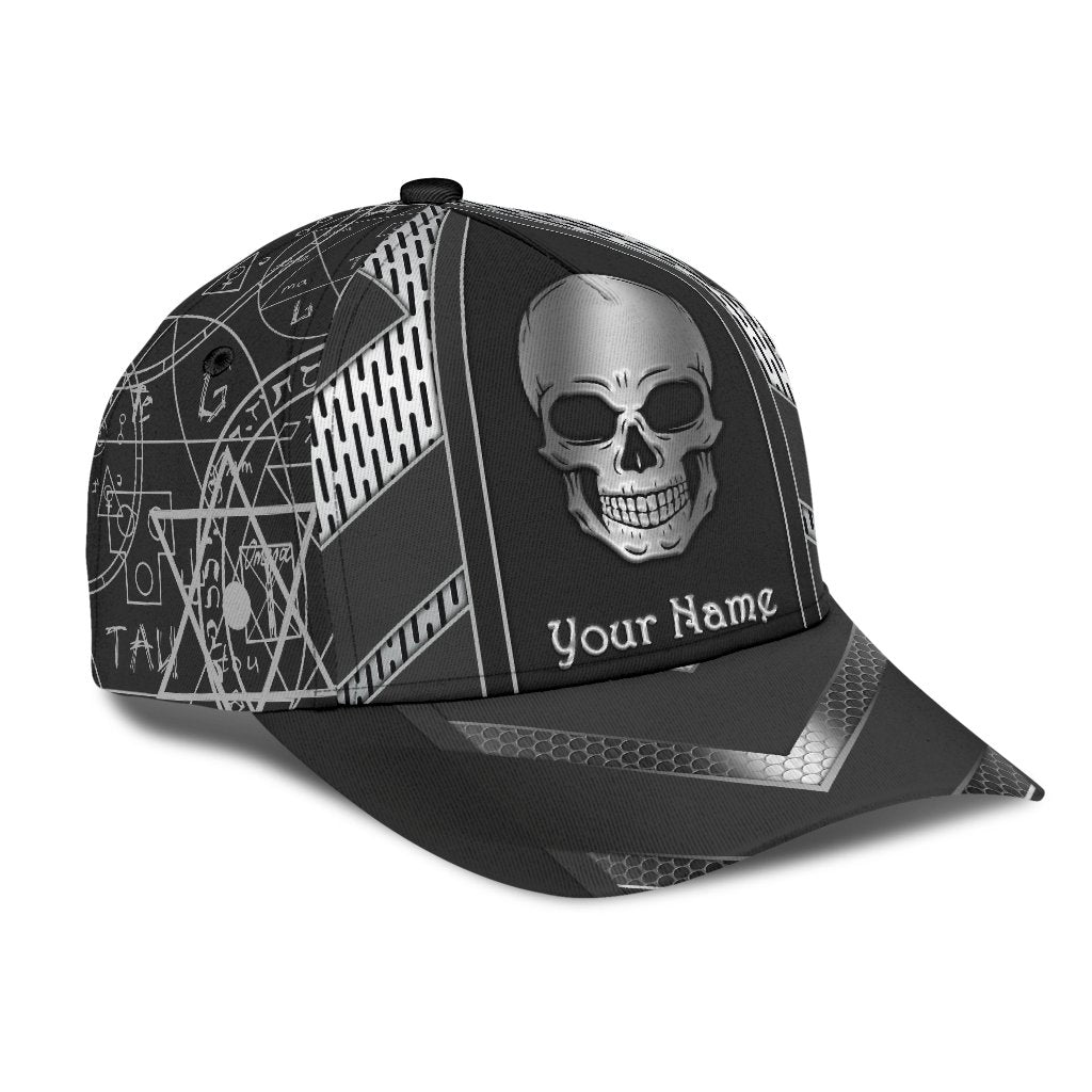 Customize Name Skull Classic Cap MH06032101