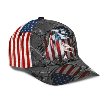 Personalized Name Rodeo Classic Cap American Horse Rider Ver 3