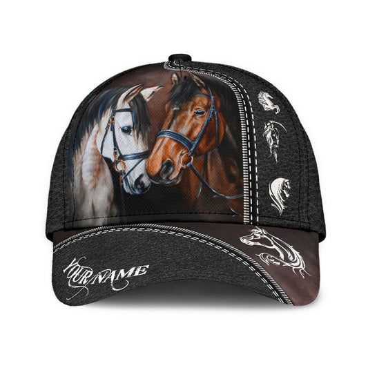 Personalized Name Rodeo Classic Cap Horse Riding Art Ver 3