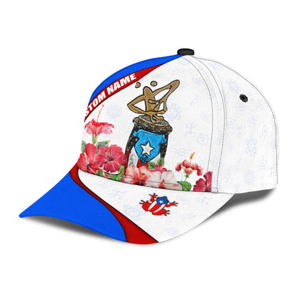 Customize Name Puerto Rico Classic Cap