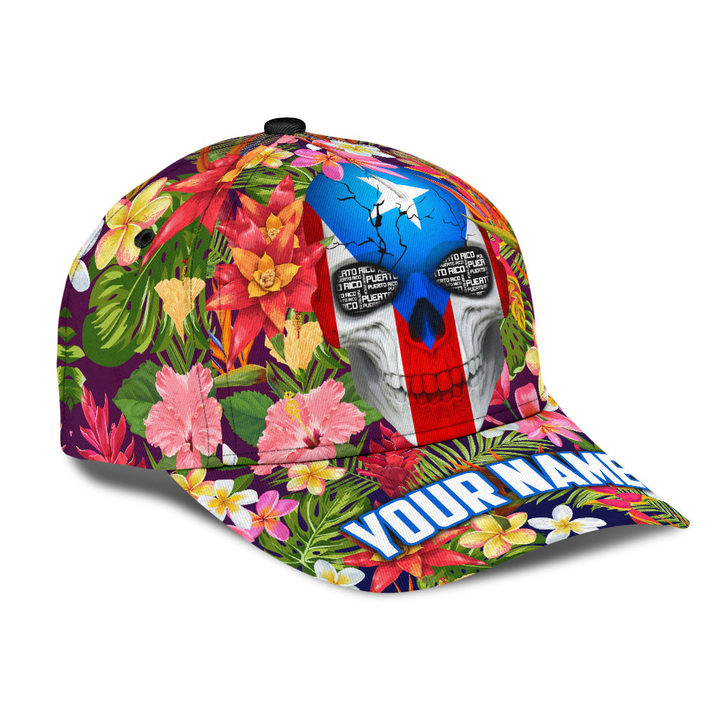Customize Name Puerto Rico Classic Cap