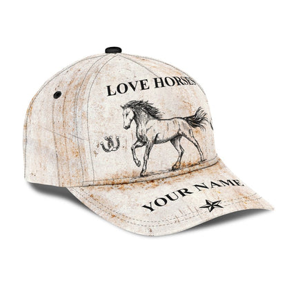 Personalized Name Horse Classic Cap
