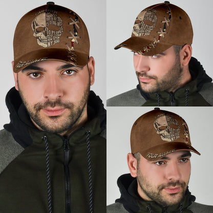 Personalized Name Carpenter Classic Cap Skull