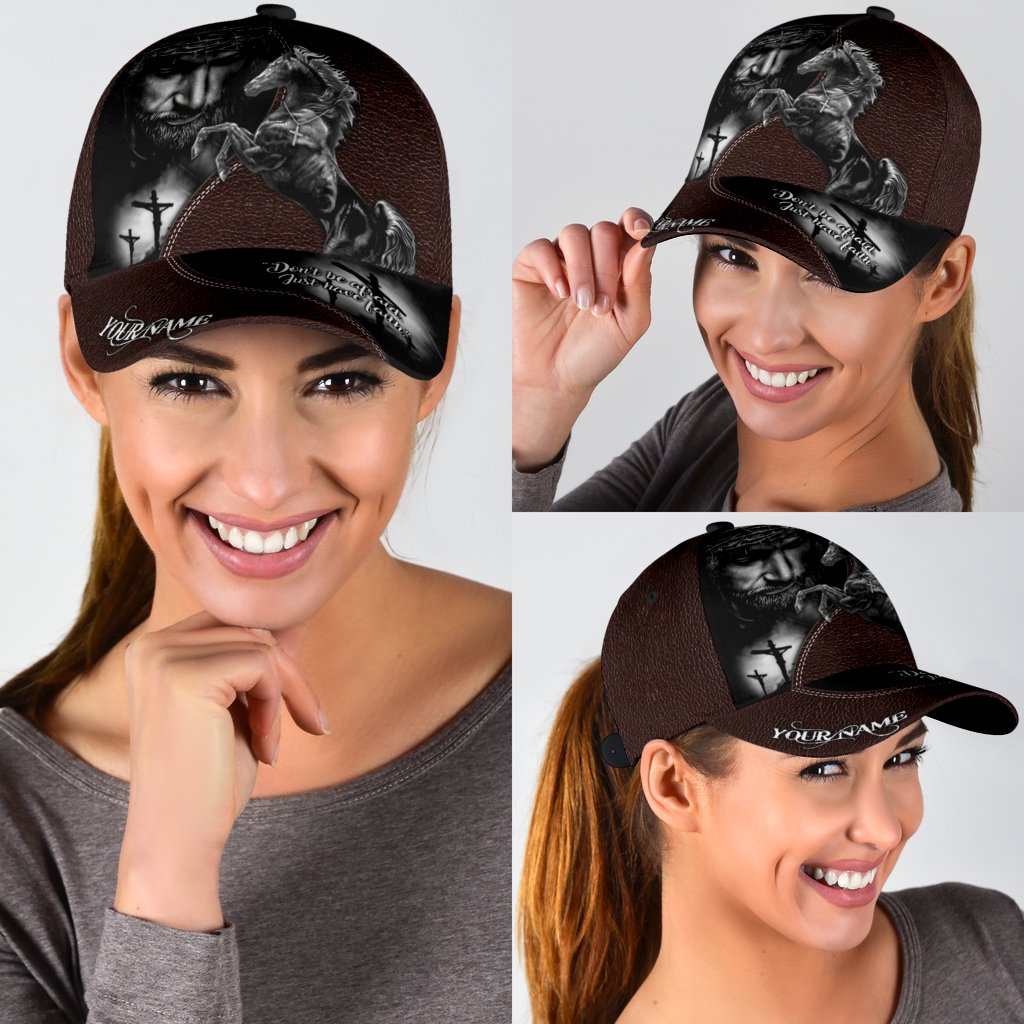 Personalized Name Rodeo Classic Cap Don't Be Afraid