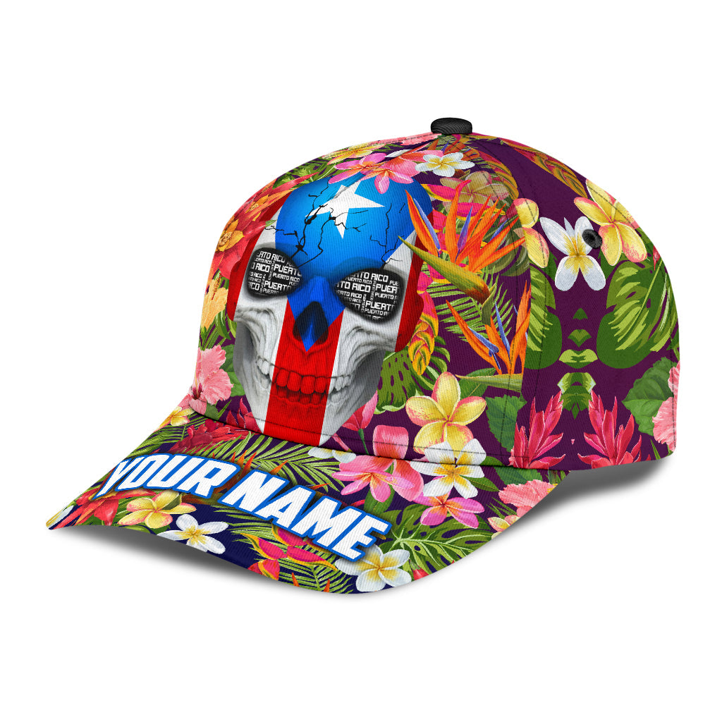 Customize Name Puerto Rico Classic Cap