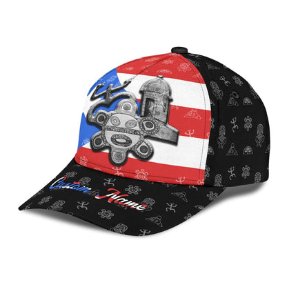 Customize Name Puerto Rico Classic Cap