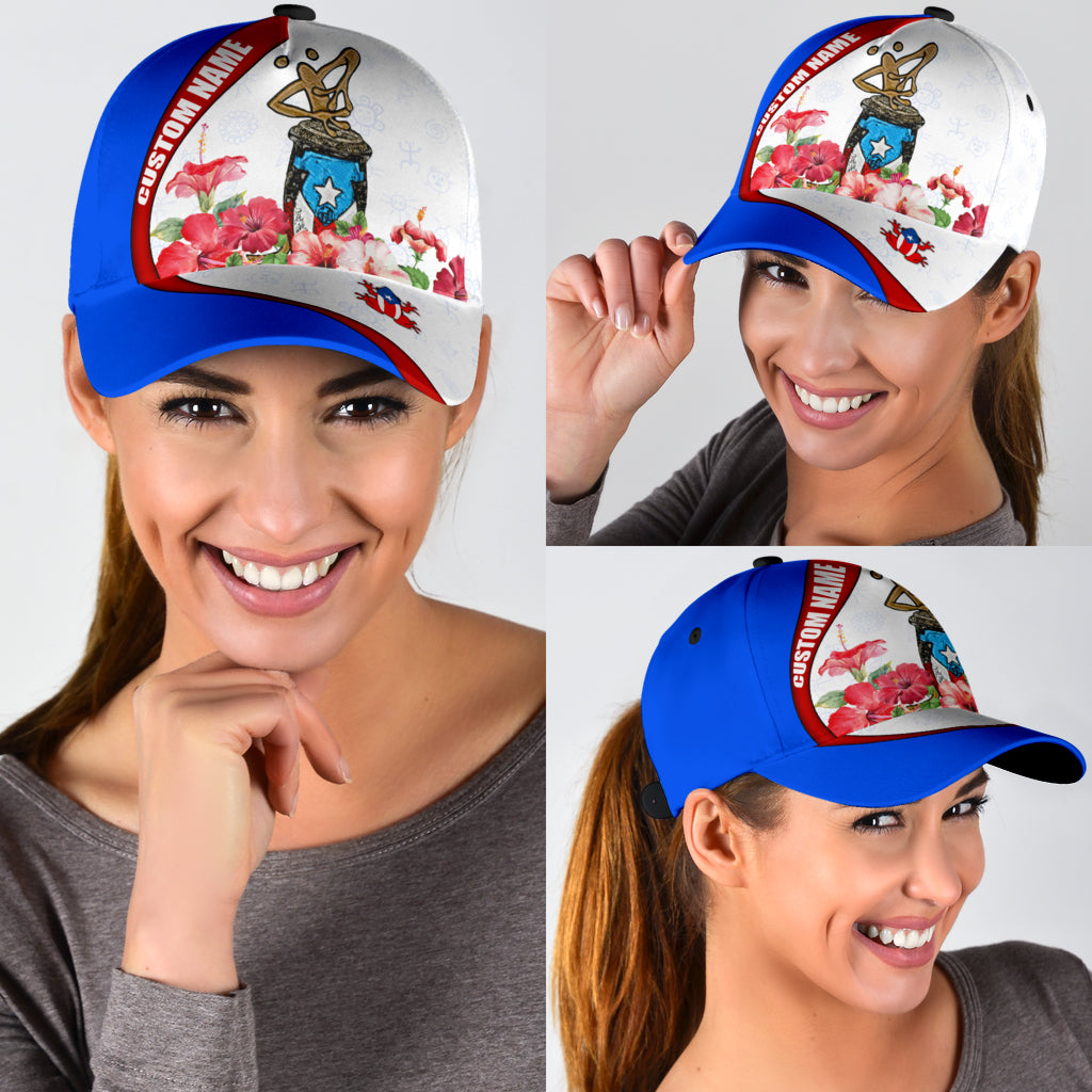 Customize Name Puerto Rico Classic Cap