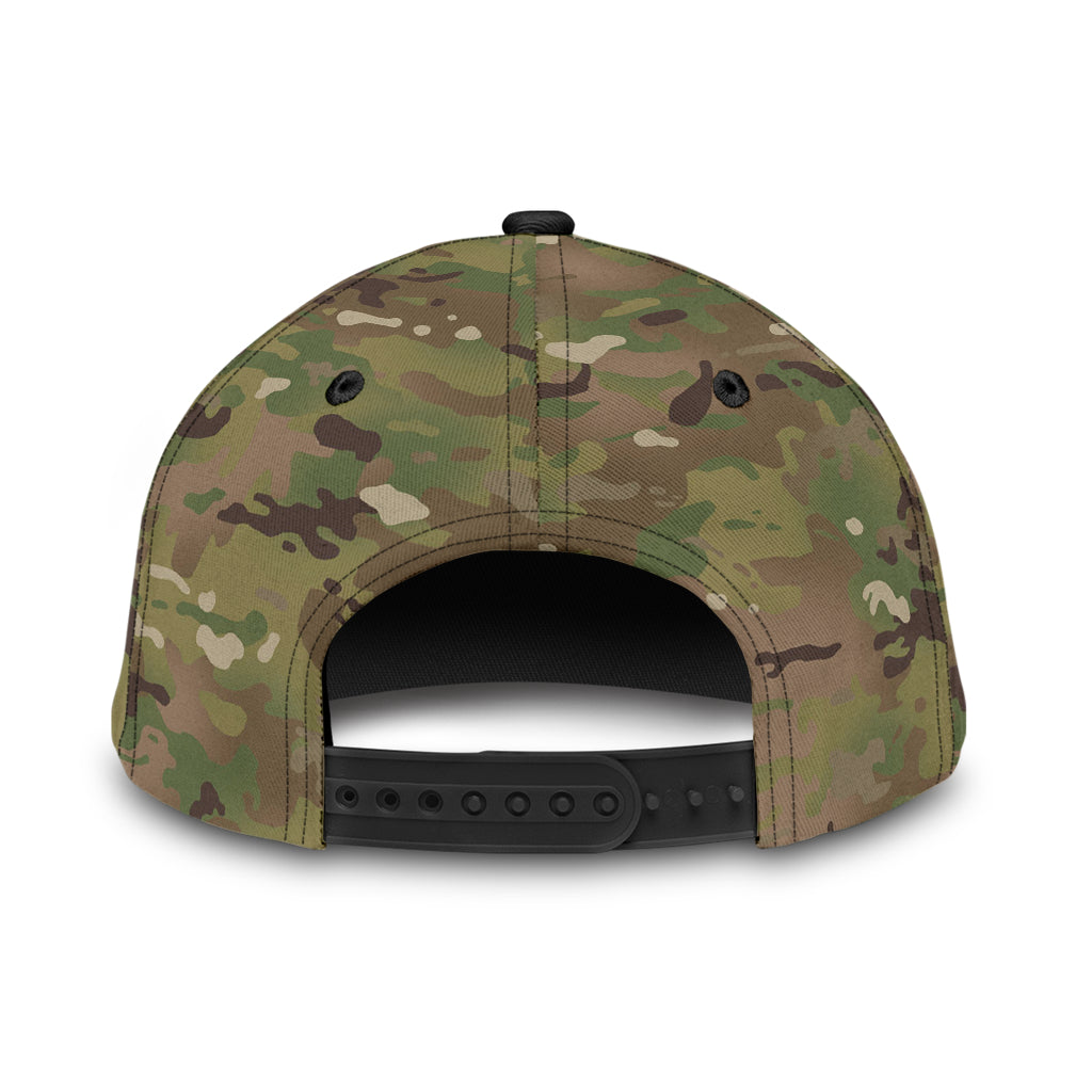 US Army Veteran Personalized Name Classic Cap
