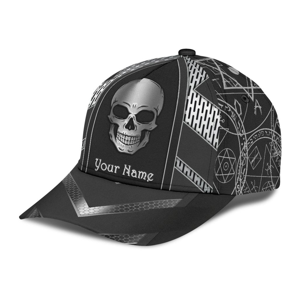 Customize Name Skull Classic Cap MH06032101