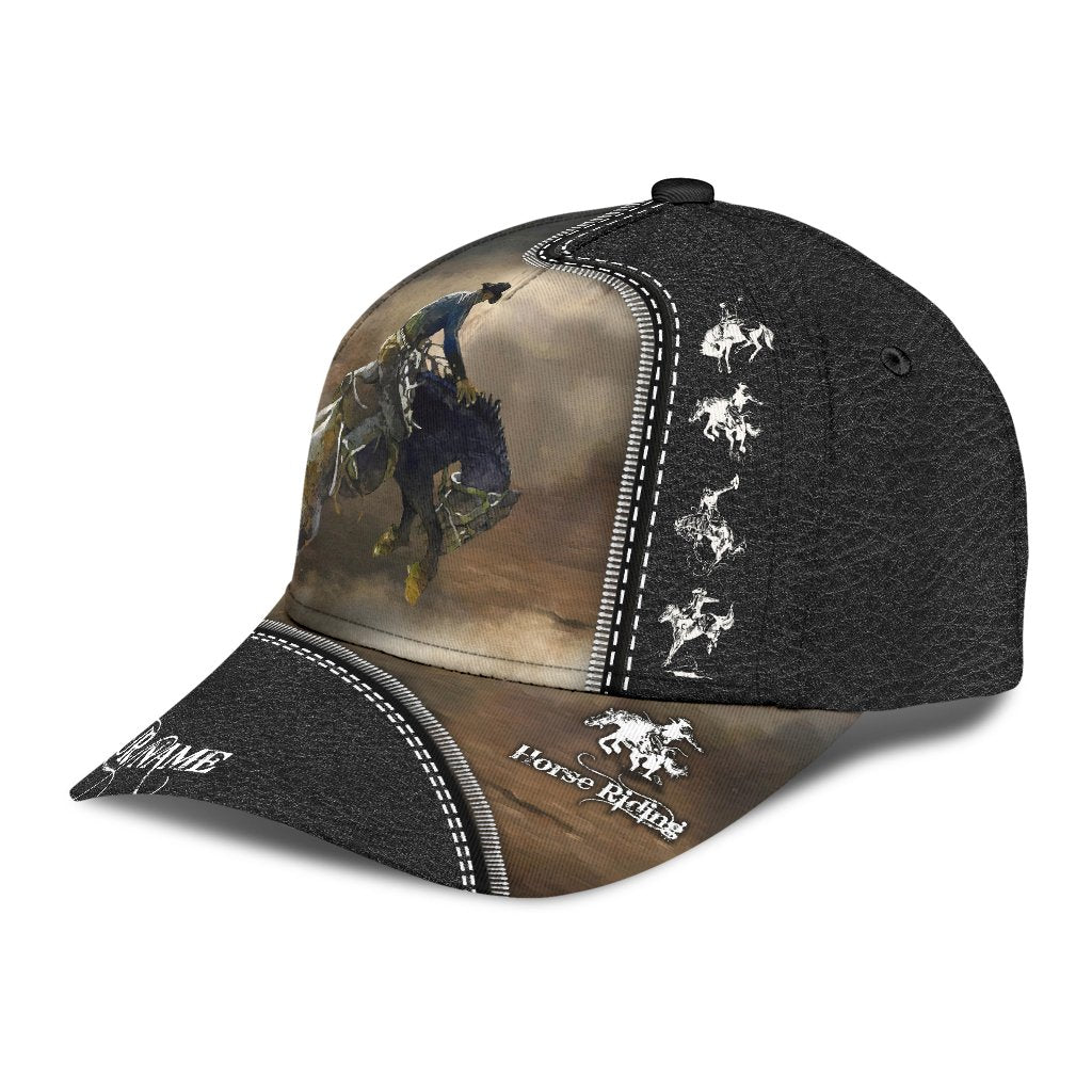 Personalized Name Rodeo Classic Cap Horse Riding Art