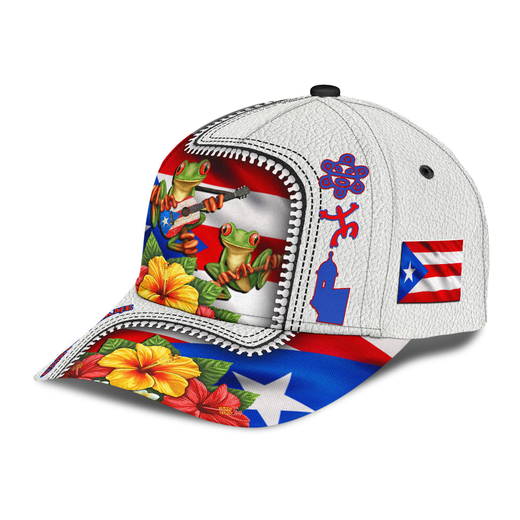 Customize Name Puerto Rico Classic Cap