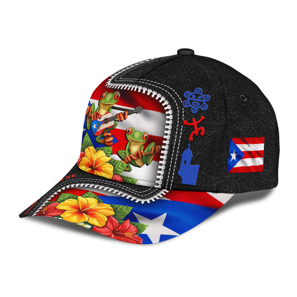 Customize Name Puerto Rico Classic Cap