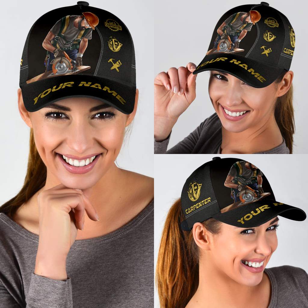 Personalized Name Carpenter Classic Cap Carpenter Pride Ver 2