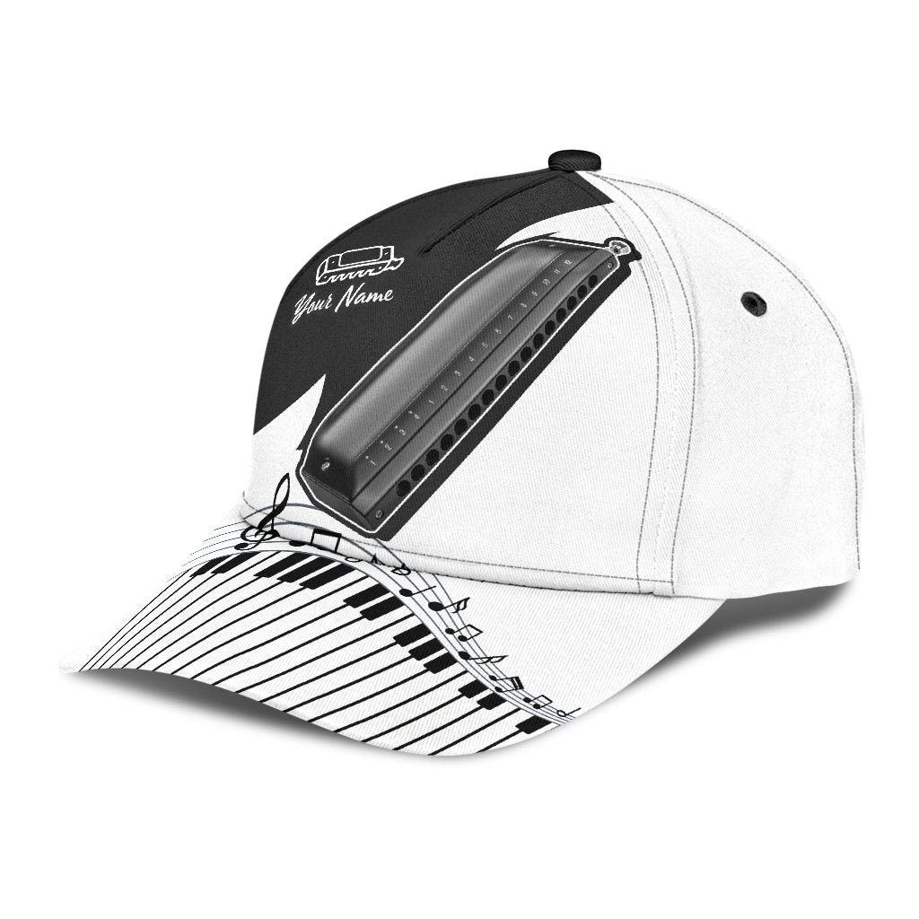 Personalized Harmonica Music 3D Printed Cap HHT08072106