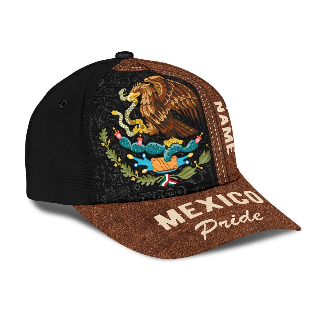Mexican Pride Personalized Name Classic Cap