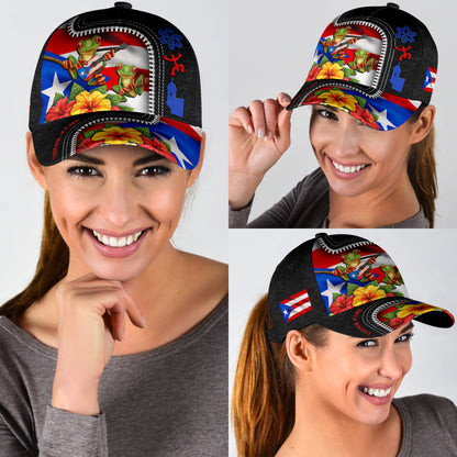 Customize Name Puerto Rico Classic Cap