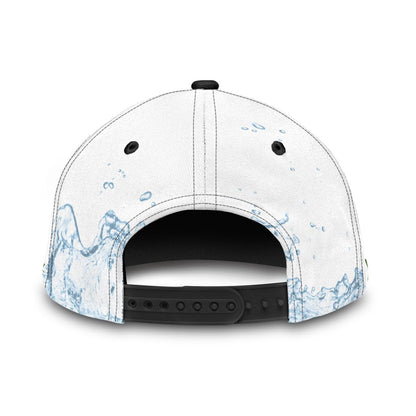 Custom Name Crappie Fishing hat Hook 3D design print Cap